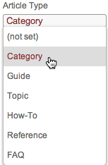 Screenshot of a contextual help button link